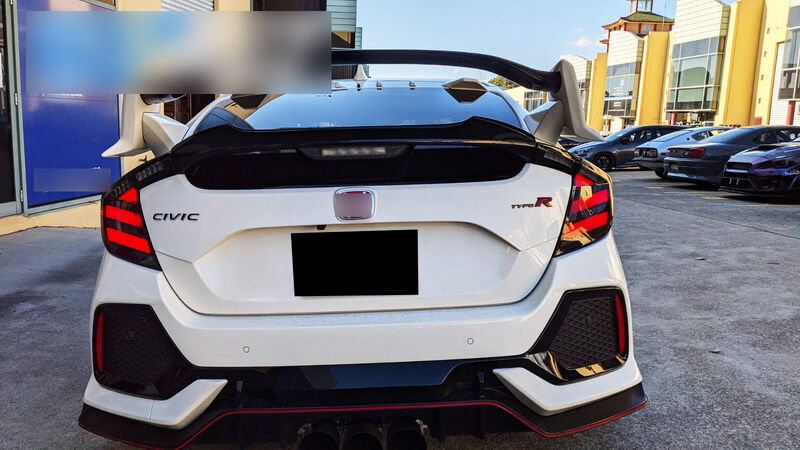 Mugen Style Smoke LED Tail Lights Fit For Honda Civic FK7 Type R FK8 2016-2021