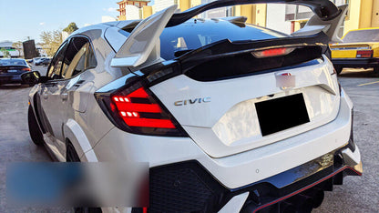 Mugen Style Smoke LED Tail Lights Fit For Honda Civic FK7 Type R FK8 2016-2021