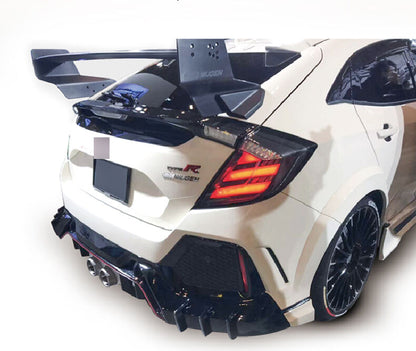 Mugen Style Smoke LED Tail Lights Fit For Honda Civic FK7 Type R FK8 2016-2021