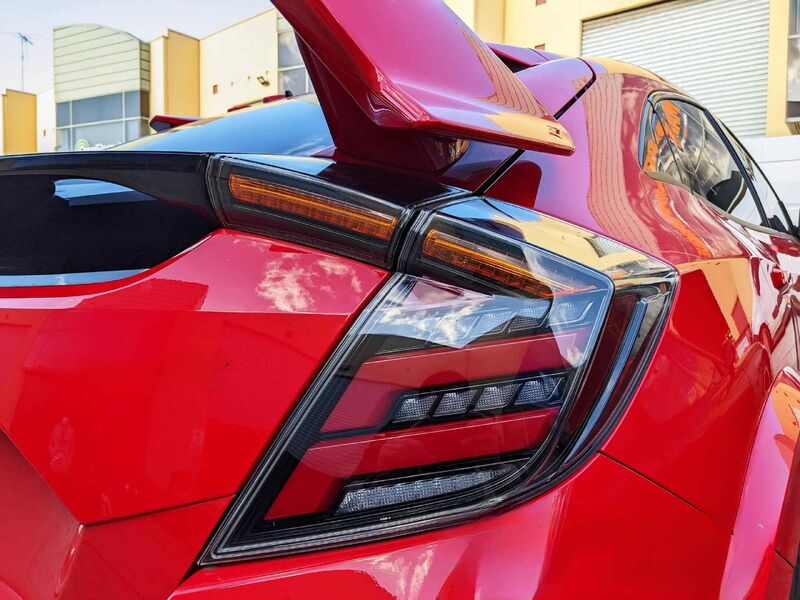 V2 Clear LED Tail Lights Fit For Honda Civic FK7 Type R FK8 2016-2021