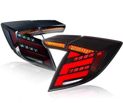 V2 Smoke LED Tail Lights Fit For Honda Civic FK7 Type R FK8 2016-2021