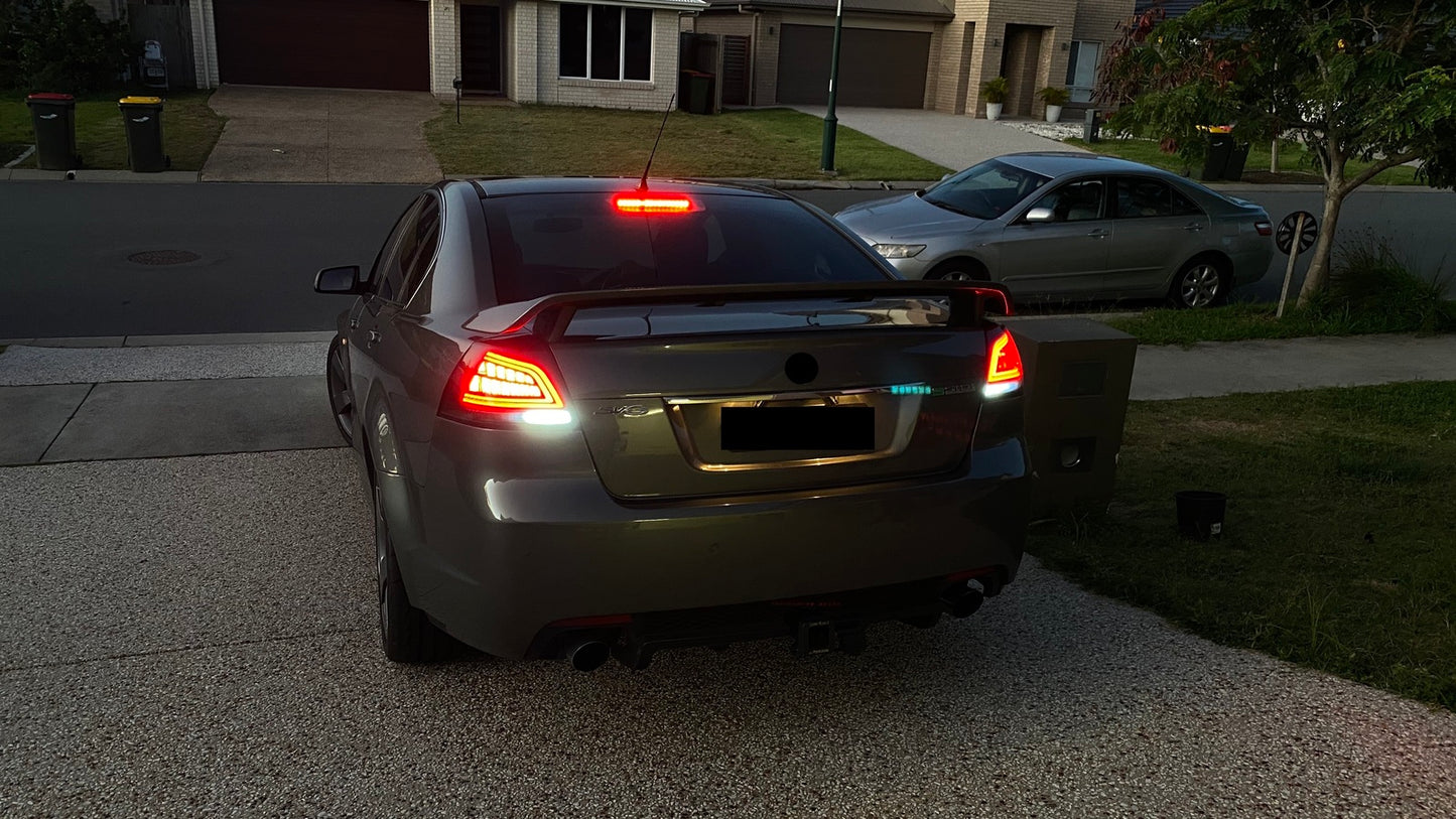 Fit For Holden VE Commodore Series 1 Series 2 Sedan Only Smoke LED Tail Lights Sequential Blinker