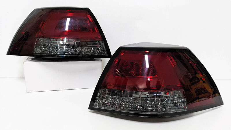 Smoke Red 3D LED Sequential Indicator Tail Lights Fit For Holden Commodore VE Sedan Omega 2006-2013