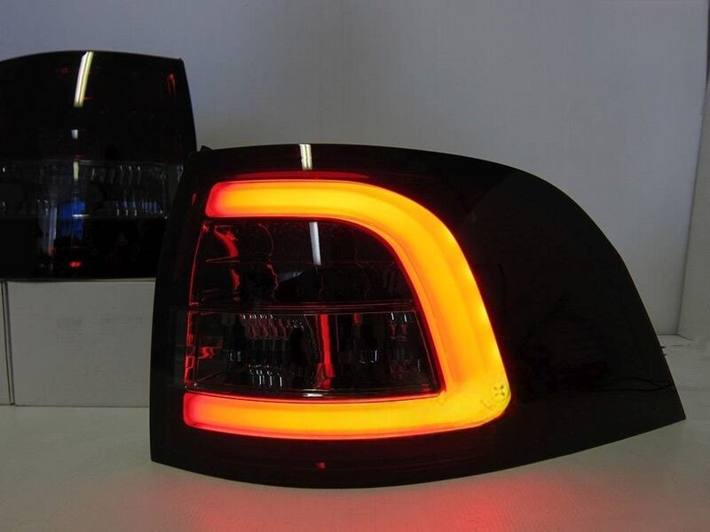 3D Light Bar Black LED Tail Light Fit For Holden Commodore VE VF Wagon SV6 Omega 2008-2016