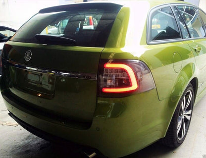 3D Light Bar Black Edition LED Tail Light Fit For Holden Commodore VE VF Wagon SV6 Omega 2008-2016