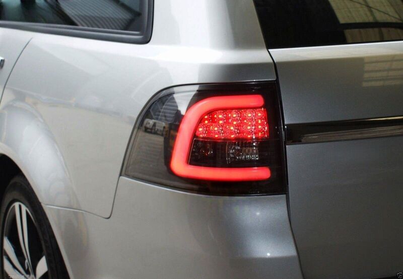 3D Light Bar Black Edition LED Tail Light Fit For Holden Commodore VE VF Wagon SV6 Omega 2008-2016