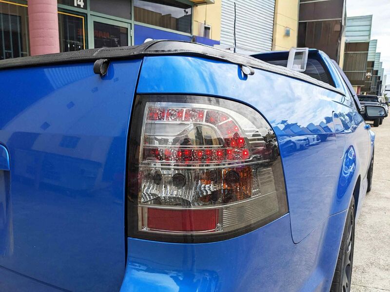 Smoke LED Tail Lights Fit For Holden Commodore VE UTE E1 E2 HSV 2006-2013