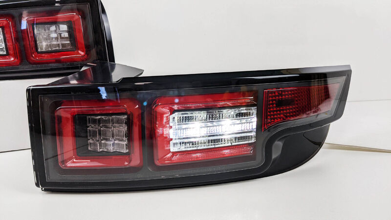 Black LED Tail Lights Fit For Land Rover Range Rover Evoque L538 Series 1 2011-2015