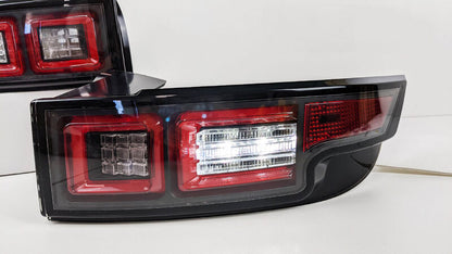 Black LED Tail Lights Fit For Land Rover Range Rover Evoque L538 Series 1 2011-2015