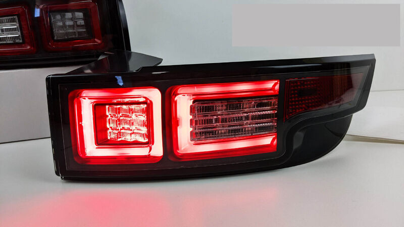 Black LED Tail Lights Fit For Land Rover Range Rover Evoque L538 Series 1 2011-2015