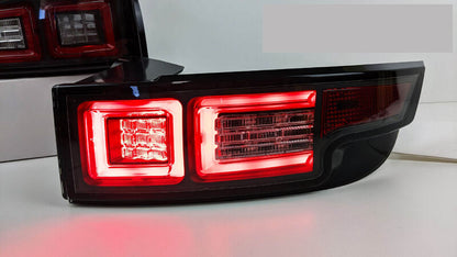 Black LED Tail Lights Fit For Land Rover Range Rover Evoque L538 Series 1 2011-2015
