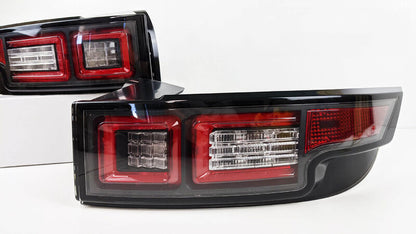 Black LED Tail Lights Fit For Land Rover Range Rover Evoque L538 Series 1 2011-2015