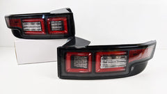 Black LED Tail Lights Fit For Land Rover Range Rover Evoque L538 Series 1 2011-2015