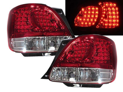 Clear Red LED Tail Lights Fit For Lexus GS300 GS400 GS430 Toyota Aristo 1998-2005