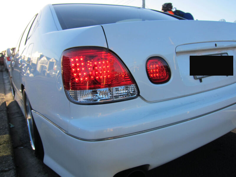 Clear Red LED Tail Lights Fit For Lexus GS300 GS400 GS430 Toyota Aristo 1998-2005