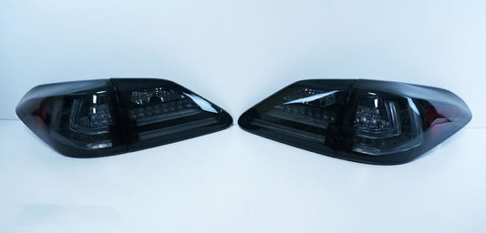 Smoke 3D LED Sequential Indicators Tail Lights Fit For Lexus RX270 RX350 RH450H 2009-2015
