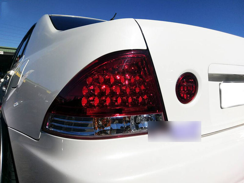 Clear Red LED Tail Lights Fit For Lexus IS200 IS300 Toyota Altezza 1999-2005