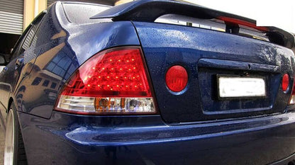 Clear Red LED Tail Lights Fit For Lexus IS200 IS300 Toyota Altezza 1999-2005