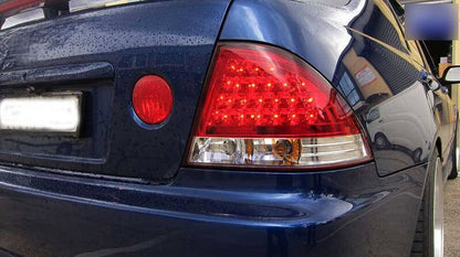 Clear Red LED Tail Lights Fit For Lexus IS200 IS300 Toyota Altezza 1999-2005