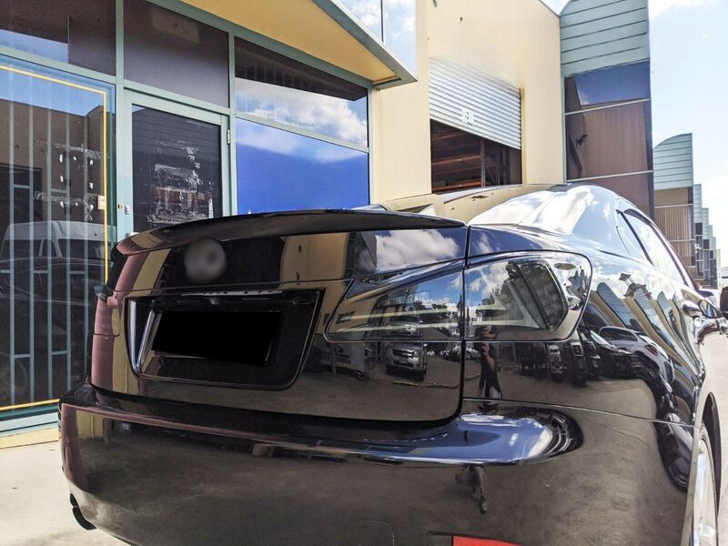 Smoke Black LED Light Bar Tail Lights Fit For Lexus IS250 IS350 ISF 2005-2013
