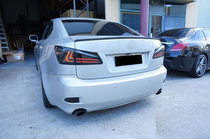 Smoke Black LED Light Bar Tail Lights Fit For Lexus IS250 IS350 ISF 2005-2013