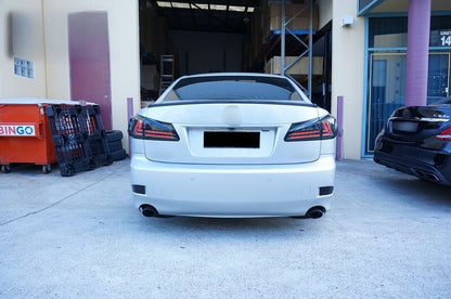 Smoke Black LED Light Bar Tail Lights Fit For Lexus IS250 IS350 ISF 2005-2013