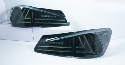 Smoke Black LED Light Bar Tail Lights Fit For Lexus IS250 IS350 ISF 2005-2013