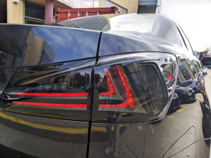 Smoke Black LED Light Bar Tail Lights Fit For Lexus IS250 IS350 ISF 2005-2013