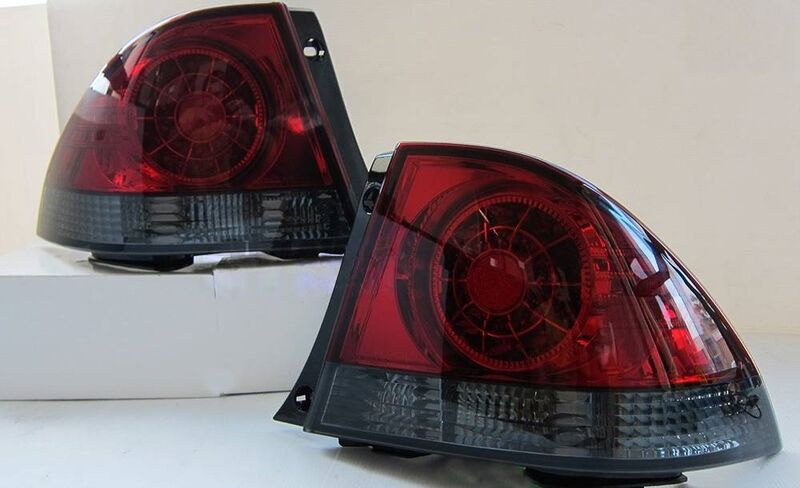 Smoke Red LED Tail Lights Fit For Lexus IS200 IS300 Toyota Altezza 1999-2005