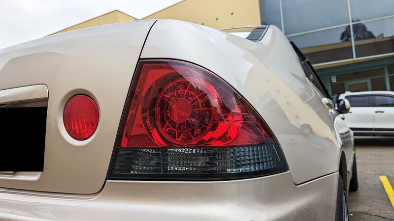 Smoke Red LED Tail Lights Fit For Lexus IS200 IS300 Toyota Altezza 1999-2005