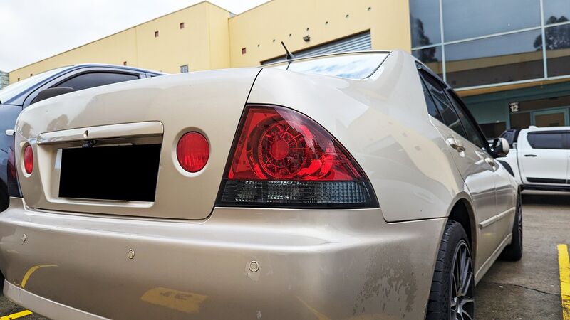 Smoke Red LED Tail Lights Fit For Lexus IS200 IS300 Toyota Altezza 1999-2005