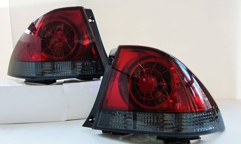 Smoke Red LED Tail Lights Fit For Lexus IS200 IS300 Toyota Altezza 1999-2005