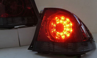 Smoke Red LED Tail Lights Fit For Lexus IS200 IS300 Toyota Altezza 1999-2005