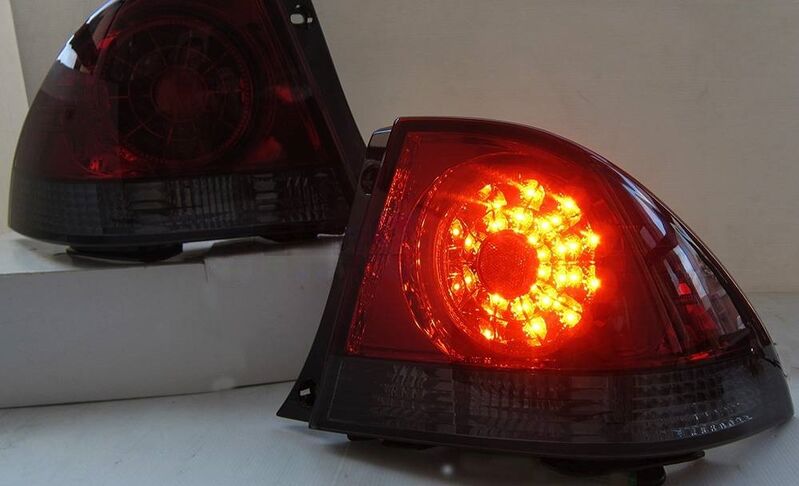Smoke Red LED Tail Lights Fit For Lexus IS200 IS300 Toyota Altezza 1999-2005