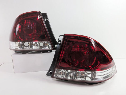 JDM Clear Red Tail Lights Fit For Lexus IS200 IS300 Toyota Altezza 1999-2005