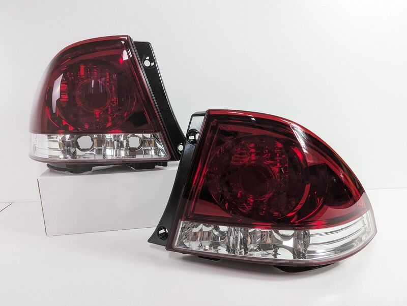 JDM Clear Red Tail Lights Fit For Lexus IS200 IS300 Toyota Altezza 1999-2005