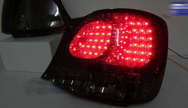 Smoke Red LED Tail Lights Fit For Lexus GS300 GS400 GS430 Toyota Aristo 1998-2005