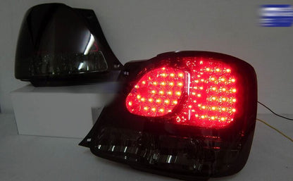 Smoke Red LED Tail Lights Fit For Lexus GS300 GS400 GS430 Toyota Aristo 1998-2005