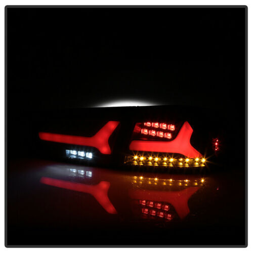 Smoke 3D V2 LED Tail Lights Fit For Mitsubishi Lancer CJ EVO X VRX 2007-2018