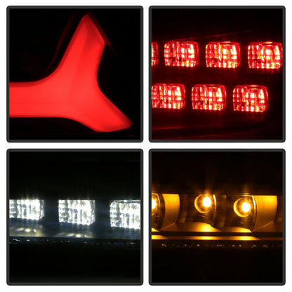 Smoke 3D V2 LED Tail Lights Fit For Mitsubishi Lancer CJ EVO X VRX 2007-2018