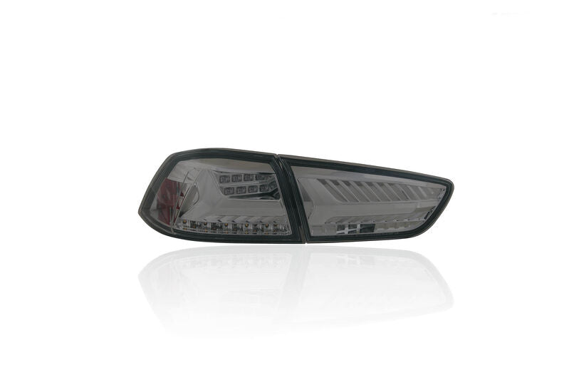 Smoke 3D V2 LED Tail Lights Fit For Mitsubishi Lancer CJ EVO X VRX 2007-2018