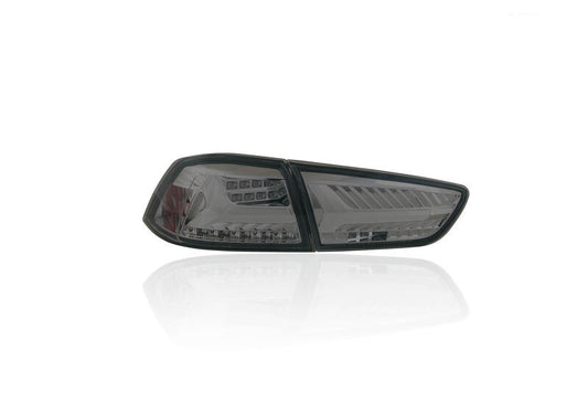 Smoke 3D V2 LED Tail Lights Fit For Mitsubishi Lancer CJ EVO X VRX 2007-2018