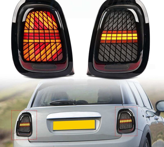 Smoke LED Sequential Signal Tail Lights Fit For Mini Cooper F55/56/57 2014-2021