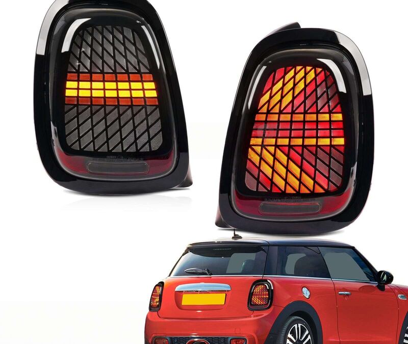 Smoke LED Sequential Signal Tail Lights Fit For Mini Cooper F55/56/57 2014-2021