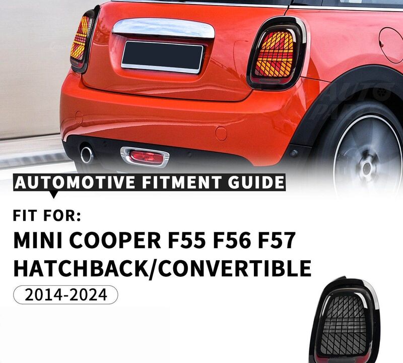 Smoke LED Sequential Signal Tail Lights Fit For Mini Cooper F55/56/57 2014-2021