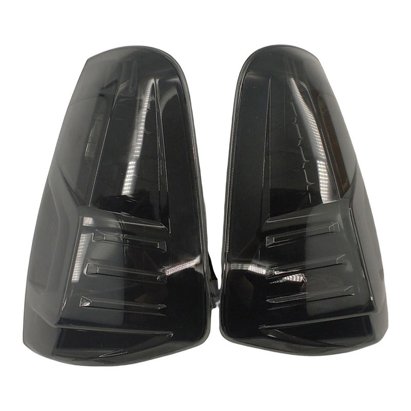 Pair Smoked Black Tail Lights With Bulbs Fit For Nissan Navara NP300 D23 2015-2022