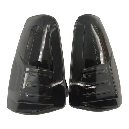 Pair Smoked Black Tail Lights With Bulbs Fit For Nissan Navara NP300 D23 2015-2022