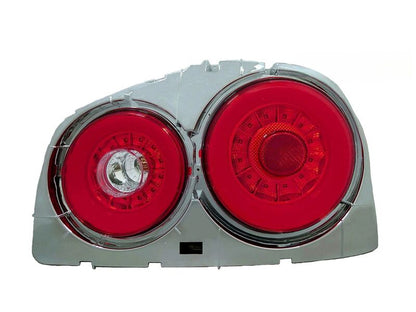 78 Works Fiber Ring LED Taillights V2 Tail Lamp Fit For Nissan Skyline R34 GTR GTT RB25 RB26 1998-2002