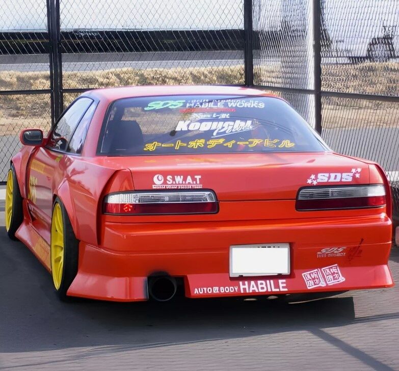 Clear Red Tail Lights Fit For Nissan Silvia S13 DMAX 1989-1994