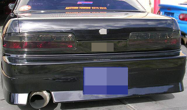 Smoke Red Tail Lights Fit For Nissan Silvia S13 DMAX 1989-1994